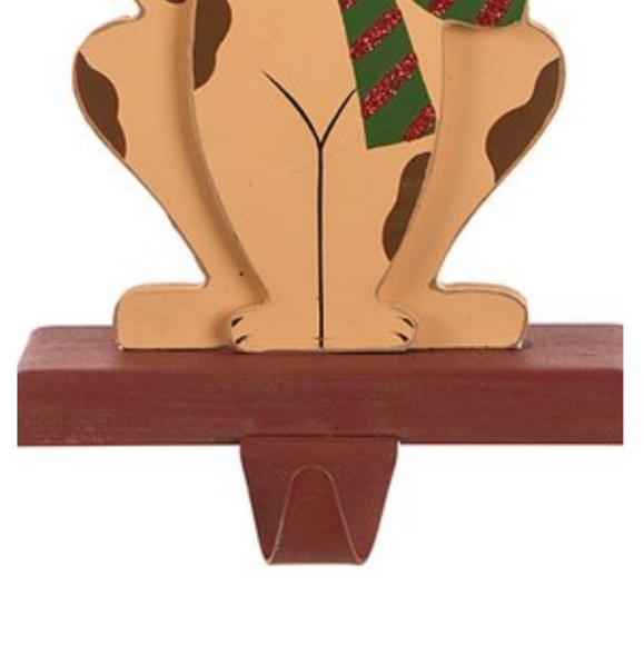 Brown Dog Christmas Stocking Holder - Picture 4 of 4